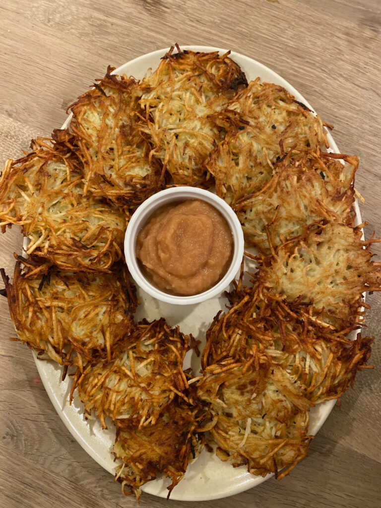 Latkas by NY Jewish Private Chef Yllan for Hannukah
